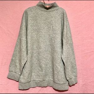 mockneck sweatshirt
